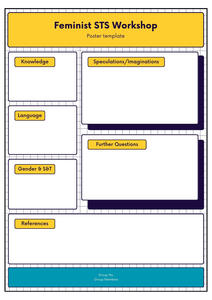 Feminist STS Workshop Poster Template, 2025